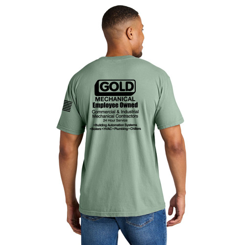 Gold Mechanical BLACK PRINT Comfort Colors Tee