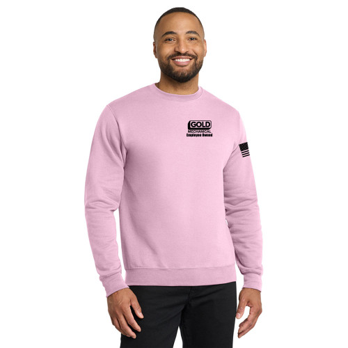Gold Mechanical BLACK PRINT Crewneck Sweatshirt