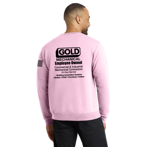 Gold Mechanical BLACK PRINT Crewneck Sweatshirt