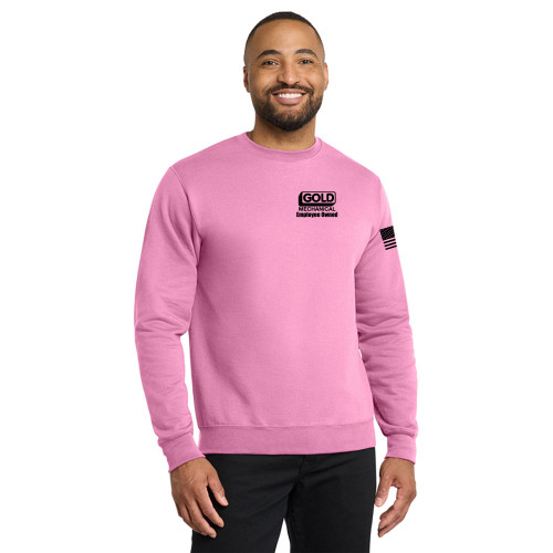 Gold Mechanical BLACK PRINT Crewneck Sweatshirt