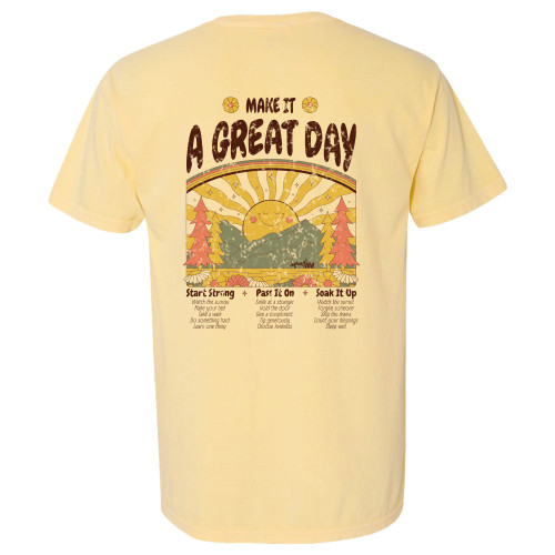 Impact168 Make It A Great Day Comfort Colors® Pocket Tee
