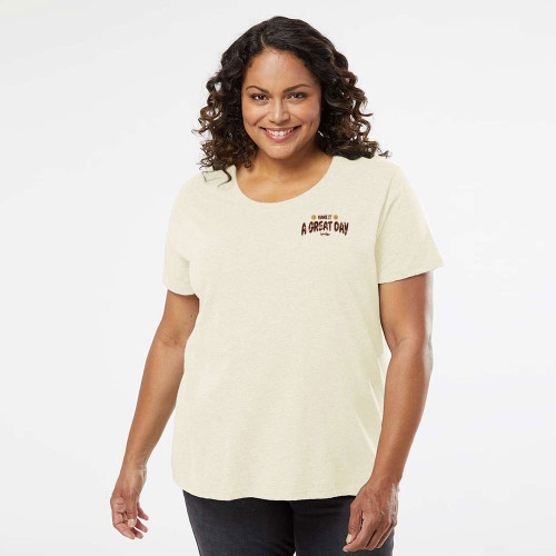 Impact168 Make It A Great Day Plus Size Ladies Tee