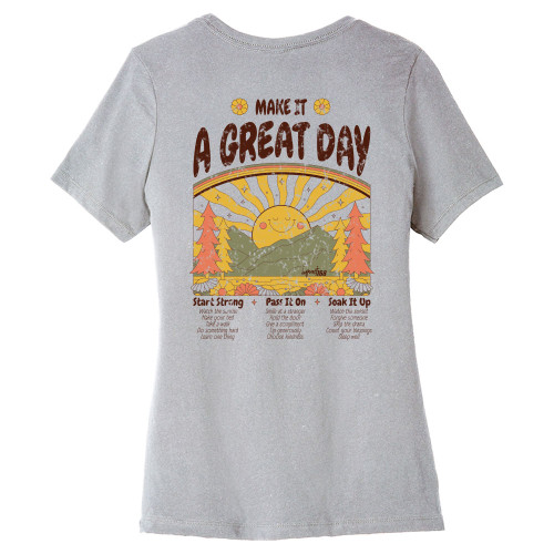 Impact168 Make It A Great Day Ladies Tee