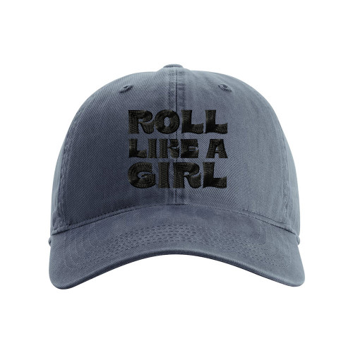 Roll Like A Girl Comfort Colors® Sunwashed Cap