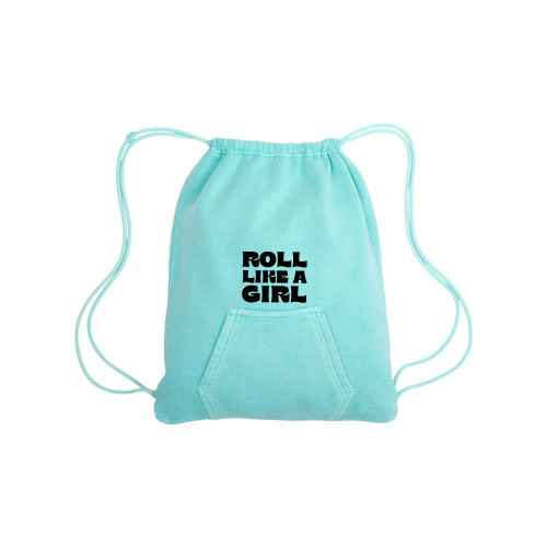 Roll Like A Girl Coastal Color® Drawstring Bag