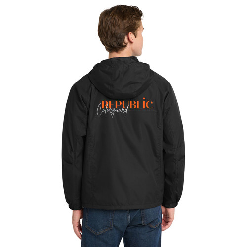 Republic HS Color Guard PERSONALIZED Hooded Raglan Jacket
