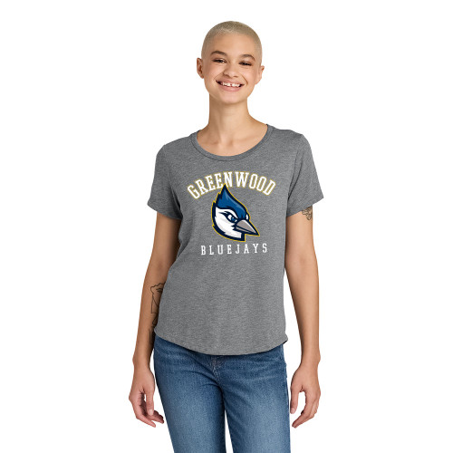 Greenwood Bluejays Ladies' Tri-Blend Tee