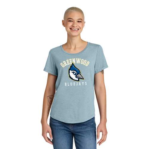Greenwood Bluejays Ladies' Tri-Blend Tee