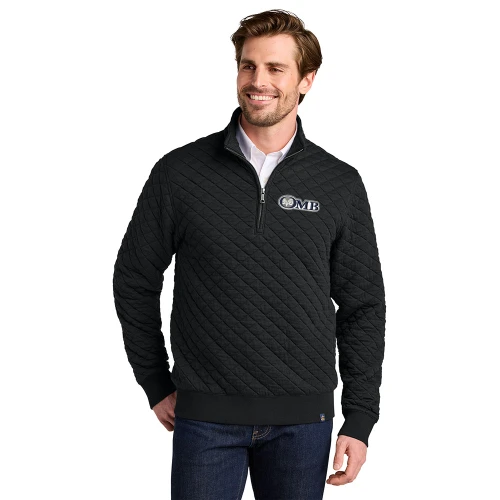 OMB Outfitters Brooks Brothers® Diamond Quilt Unisex Quarter Zip