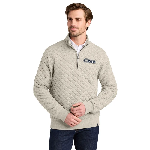 OMB Outfitters Brooks Brothers® Diamond Quilt Unisex Quarter Zip