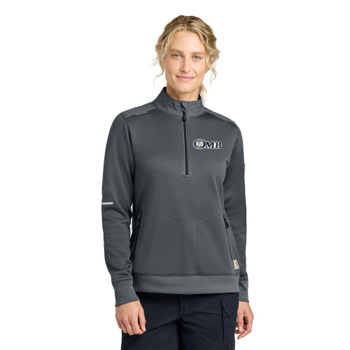 OMB Outfitters Carhartt® Half Zip Mid-Layer Performance Ladies Pullover