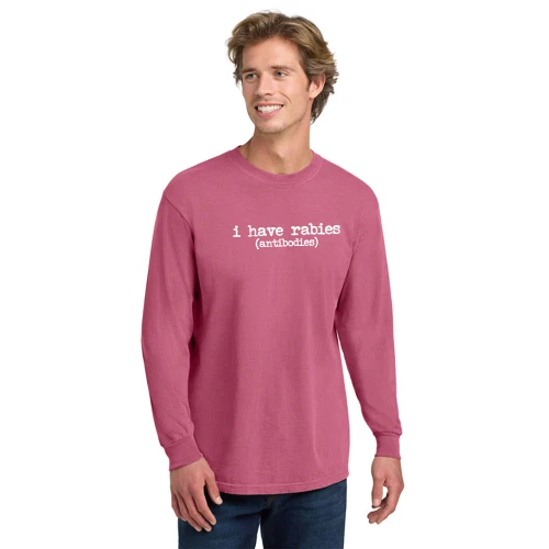 Crowder Vet Tech I Have Rabies Comfort Colors® Long Sleeve Tee