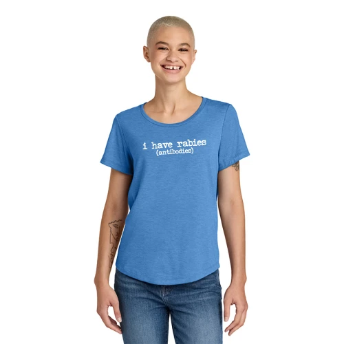 Crowder Vet Tech I Have Rabies Ladies Tee