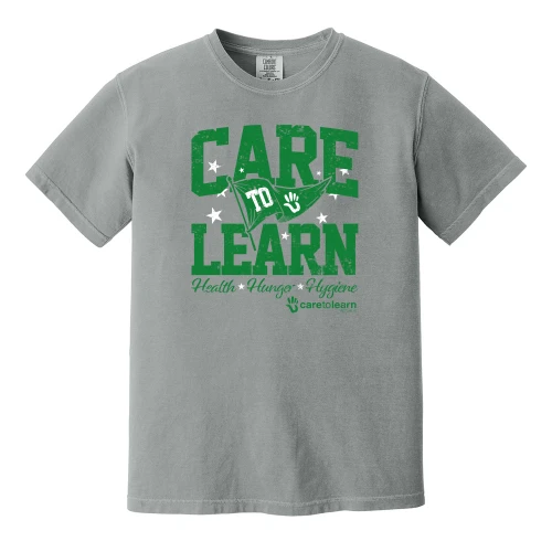 Care to Learn 2026 Vintage Varsity Comfort Colors® Unisex Tee
