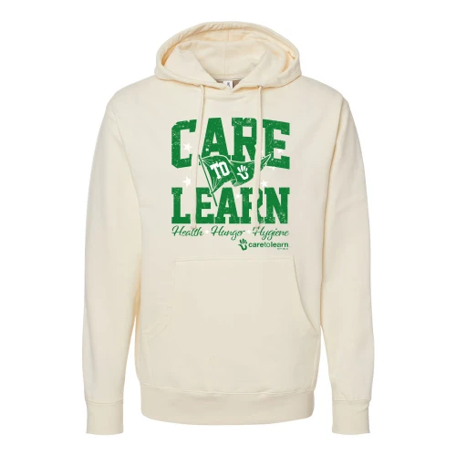 Care to Learn 2026 Vintage Varsity Crewneck Unisex Hoodie