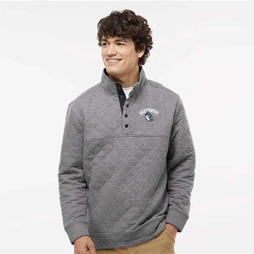 Greenwood Bluejays HOMECOMING SPECIAL Quilted Half-Snap Pullover