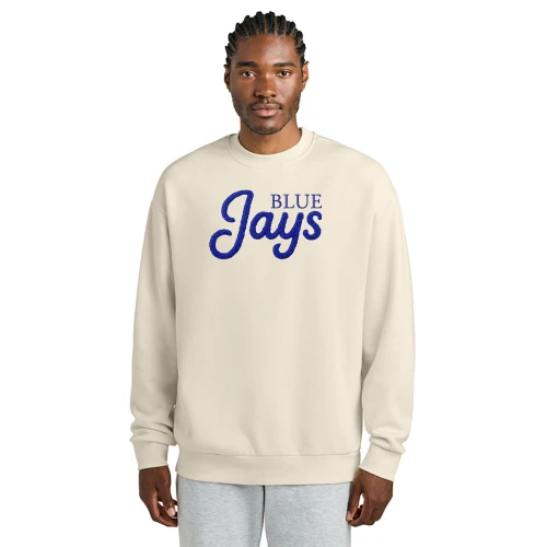 Blujays Chenille Puff HOMECOMING SPECIAL Heavyweight Fleece Crew