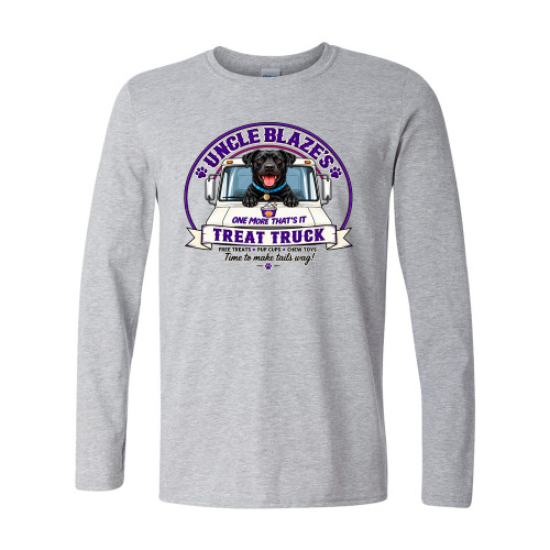 Uncle Blaze's Treat Truck Basic Unisex Long Sleeve Tee