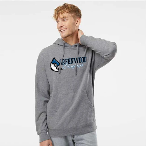 Greenwood Bluejays Stacked Unisex Hoodie