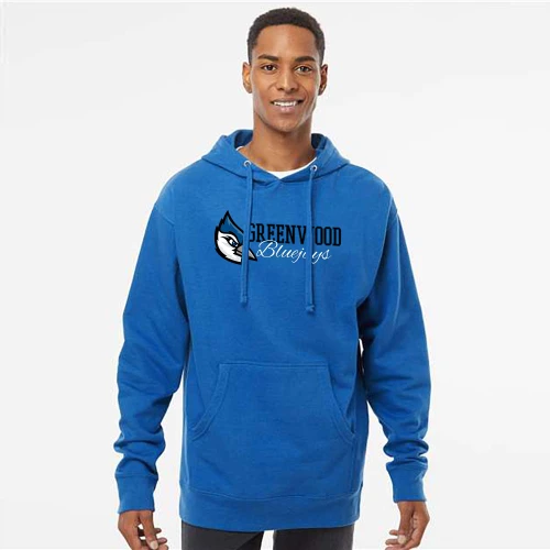 Greenwood Bluejays Stacked Unisex Hoodie