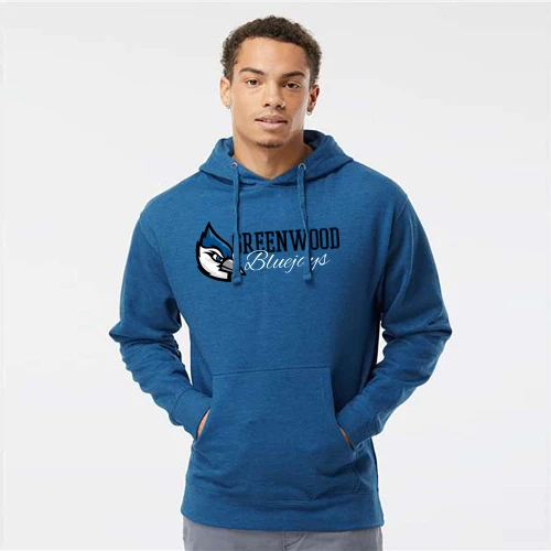 Greenwood Bluejays Stacked Unisex Hoodie