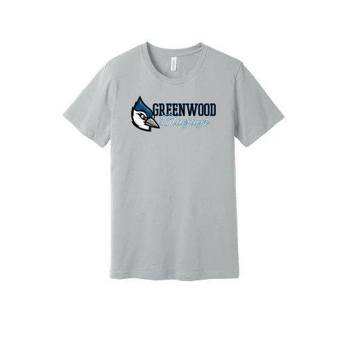 Greenwood Bluejays Stacked Bella+Canvas® Unisex Tee