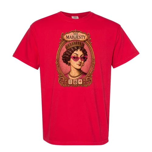 Pink Feather Society HER MAHJESTY Comfort Colors® Unisex Tee