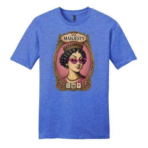 Pink Feather Society HER MAHJESTY Unisex Tee