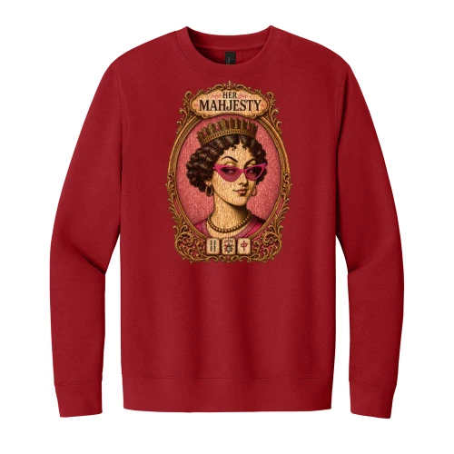 Pink Feather Society HER MAHJESTY Unisex Sweatshirt