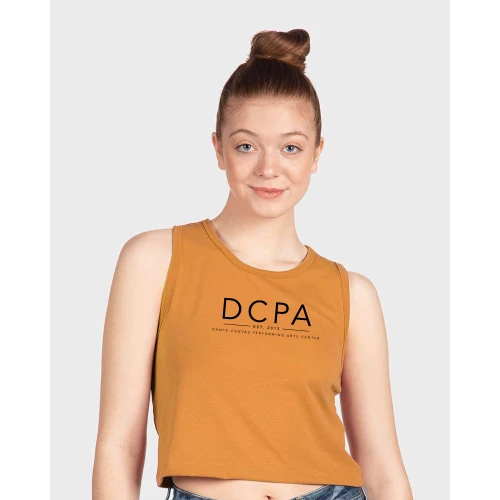 Dance Canvas FINE LINE Next Level® Cropped Tank