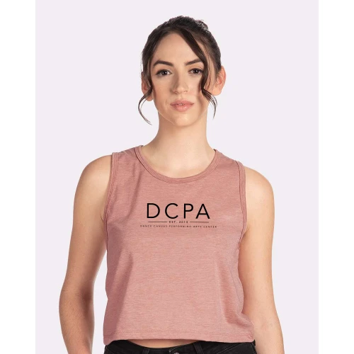 Dance Canvas FINE LINE Next Level® Cropped Tank