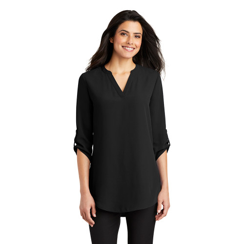 Meeks Ladies 3/4 Sleeve Tunic Blouse Meeks Ladies 3/4 Sleeve Tunic Blouse