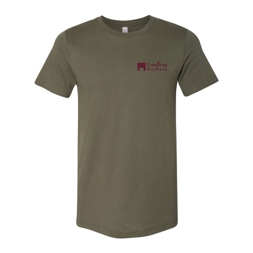 EVERYTHING KITCHENS - MERLOT - FLC LOGO - Super Soft Tee - Military Green