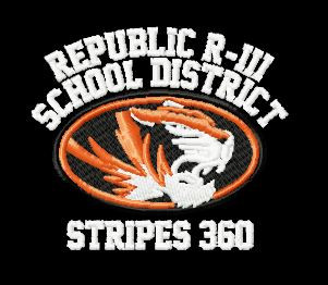 STRIPES 360 - Moisture Wicking Half Zip Pullover