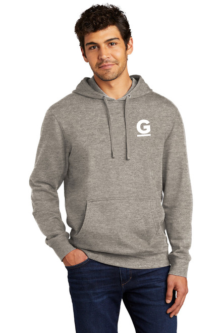 Gutterglove® FLC WHITE G - Premium Unisex Hoodie - Grey Frost