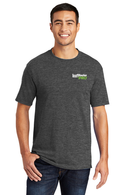 Gutterglove® FLC WHITE LEAFBLASTER PRO® - TALL Unisex Tee - Dark Heather Grey