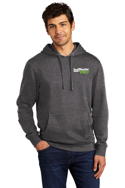 Gutterglove® FLC WHITE LEAFBLASTER PRO® - Premium Unisex Hoodie - Heathered Charcoal
