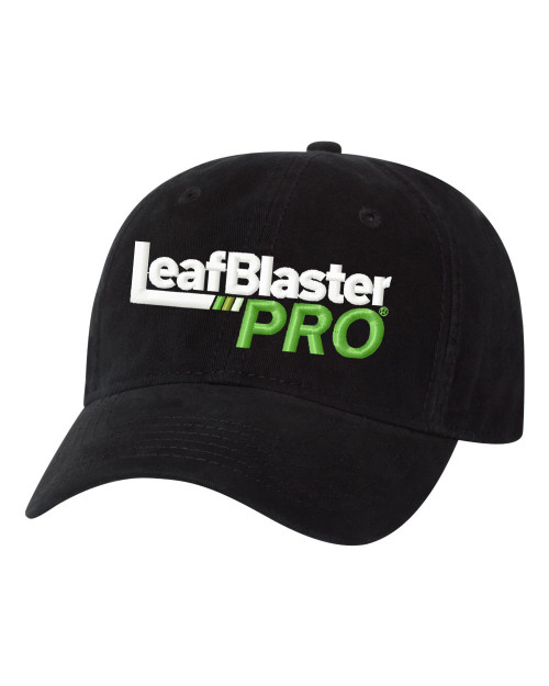 Gutterglove® EMBROIDERED CAP FRONT WHITE LEAFBLASTER - "Dad" Cap - Black Gutterglove® EMBROIDERED CAP FRONT WHITE LEAFBLASTER - "Dad" Cap - Black