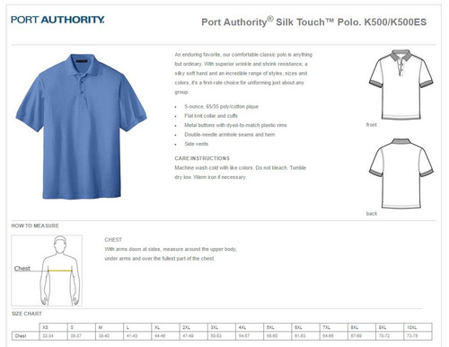 Meeks Port Authority® Silk Touch™ Polo Meeks Port Authority® Silk Touch™ Polo