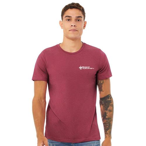 Regional Eye Center EMBROIDERED Premium Unisex Tee - Heather Raspberry