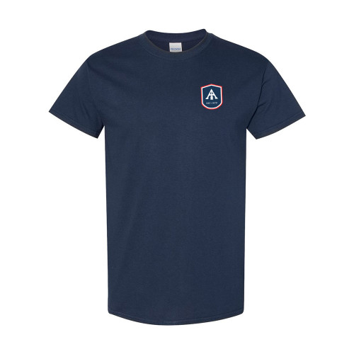 Aurora Christian Academy FLC ACADEMIC BADGE - Basic Unisex Tee - Navy