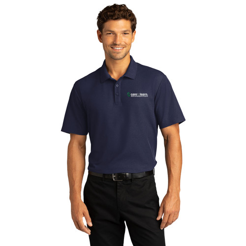 EMBROIDERED Care to Learn Republic Men's SuperPro React™ Polo - True Navy