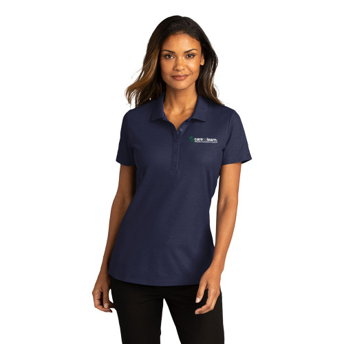 EMBROIDERED Care to Learn Republic Ladies SuperPro React™ Polo - True Navy