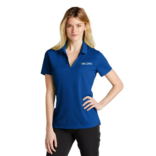 EMBROIDERED Care to Learn Republic Nike Ladies Dri-FIT Micro Pique 2.0 Polo - Gym Blue