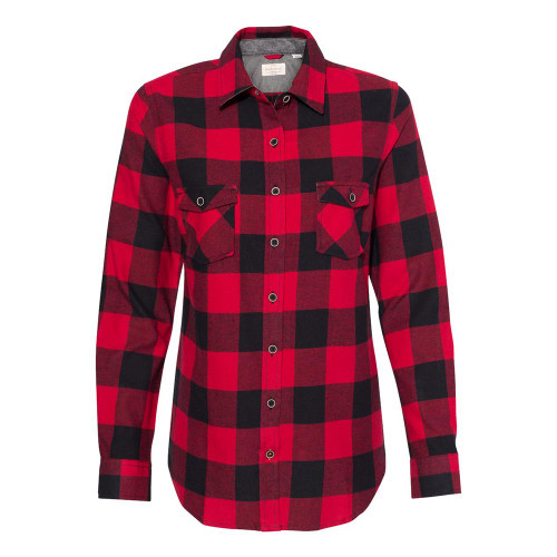 Meeks Weatherproof - Vintage Brushed Flannel Long Sleeve Shirt - Ladies Meeks Weatherproof - Vintage Brushed Flannel Long Sleeve Shirt - Ladies