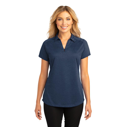 Meeks Port Authority® Digi Heather Performance Polo - Ladies Meeks Port Authority® Digi Heather Performance Polo - Ladies