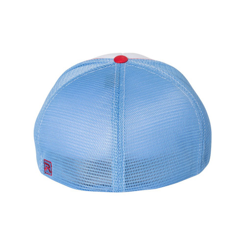 Glendale Falcon Regiment EMBROIDERED FALCON G LOGO - Richardson - Pulse Sportmesh R-Flex Cap - Columbia Blue/White/Red Glendale Falcon Regiment EMBROIDERED FALCON G LOGO - Richardson - Pulse Sportmesh R-Flex Cap - Columbia Blue/White/Red