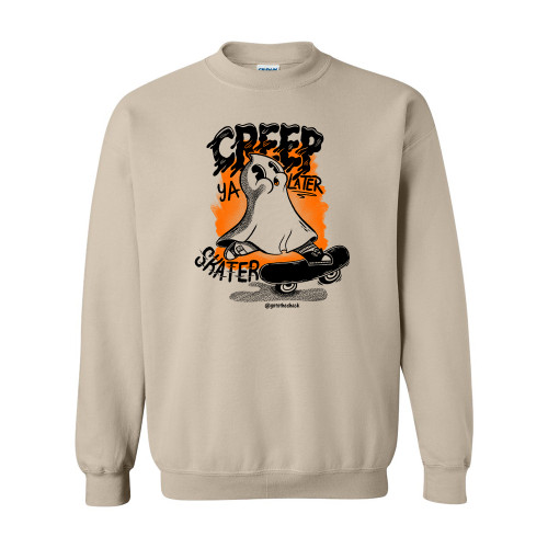 CREEP YA LATER SKATER Sweatshirt - Sand