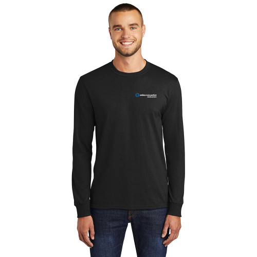 Smiles Made Perfect Basic Unisex Long Sleeve T-Shirt - Jet Black