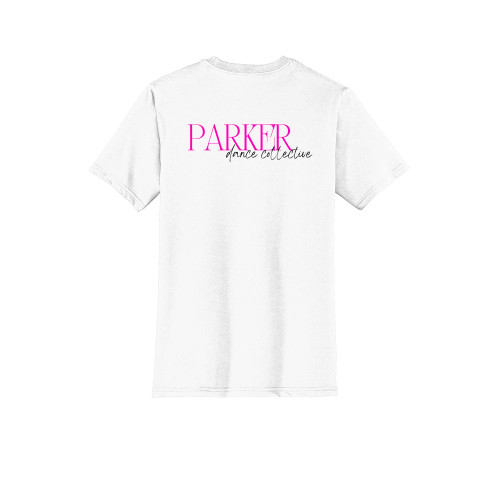 Parker Dance Collective FLC / Full Back Logo Premium Tee - White Parker Dance Collective FLC / Full Back Logo Premium Tee - White